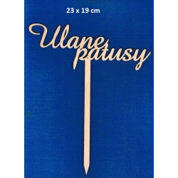 Ulane patusy 23x19cm  / topper  /  SKLEJKA #3mm